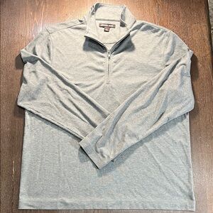 Michael Kors Light Gray Quarter-Zip Pullover